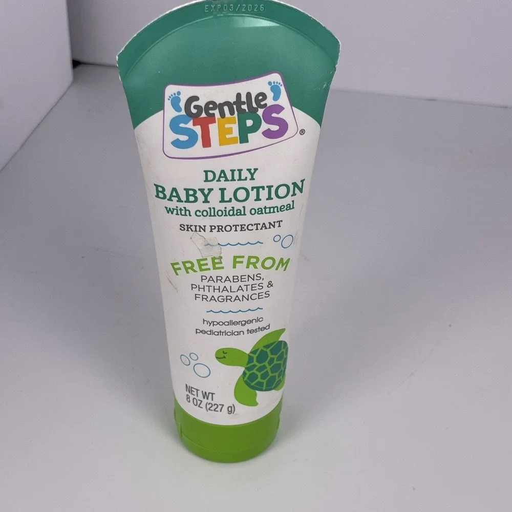 Gentle Steps Daily Baby Lotion with Colloidal Oatmeal Skin Protectant 8 oz